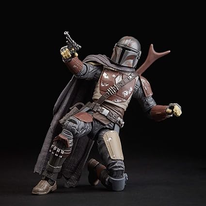 STAR WARS The Black Series The Mandalorian Toy 6" Scale Collectible Action Figure, Toys for Kids Ages 4 & Up