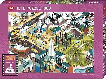 Heye Puzzle 1000 Movie Masters Tarantino Films