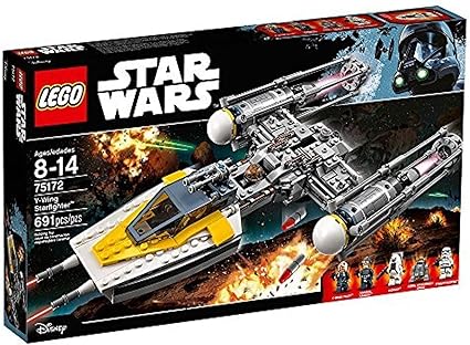 LEGO Star Wars Y-Wing Starfighter 75172 Star Wars Toy (691 Pieces)