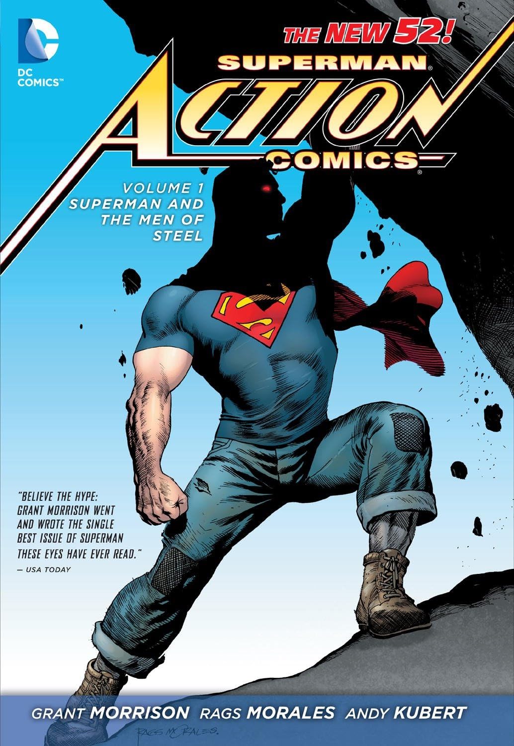 Cover image of Superman: Action Comics Vol. 1: Superman and the Men of Steel (The New 52)