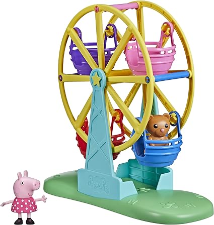 Peppa Pig Peppa’s Adventures Peppa’s Ferris Wheel Playset Preschool Toy Figure and Accessory for Kids Ages 3 and Up
