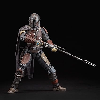 STAR WARS The Black Series The Mandalorian Toy 6" Scale Collectible Action Figure, Toys for Kids Ages 4 & Up