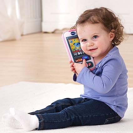 VTech Touch and Swipe Baby Phone, Pink