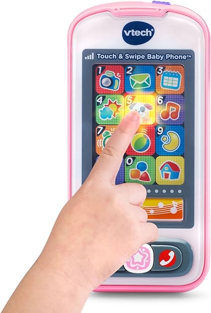 VTech Touch and Swipe Baby Phone, Pink