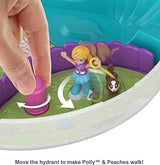 Polly Pocket Rainbow Dream Wearable Purse Compact with 8 Fun Features, Micro Polly and Shani Dolls, 2 Accessories and Sticker Sheet; for Ages 4 and Up