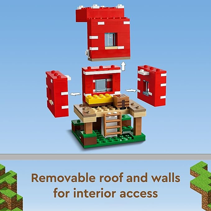 LEGO Minecraft The Mushroom House Set, #21179