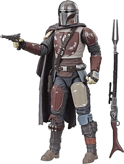 STAR WARS The Black Series The Mandalorian Toy 6" Scale Collectible Action Figure, Toys for Kids Ages 4 & Up