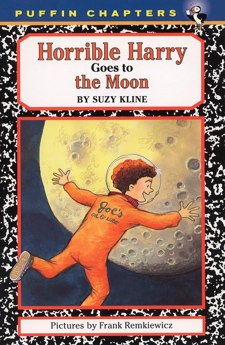 Cover image of Horrible Harry Goes To The Moon