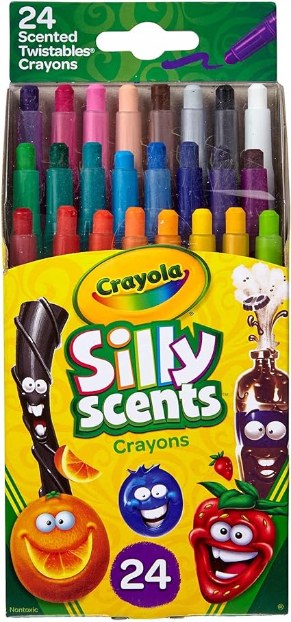 Crayola Silly Scents Twistables Crayons, Sweet Scented Crayons, 24 Count