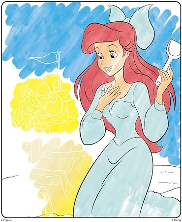 Crayola Wonder Disney Princess Pages Mess Free Coloring, Gift for Kids, Age 3, 4, 5, 6