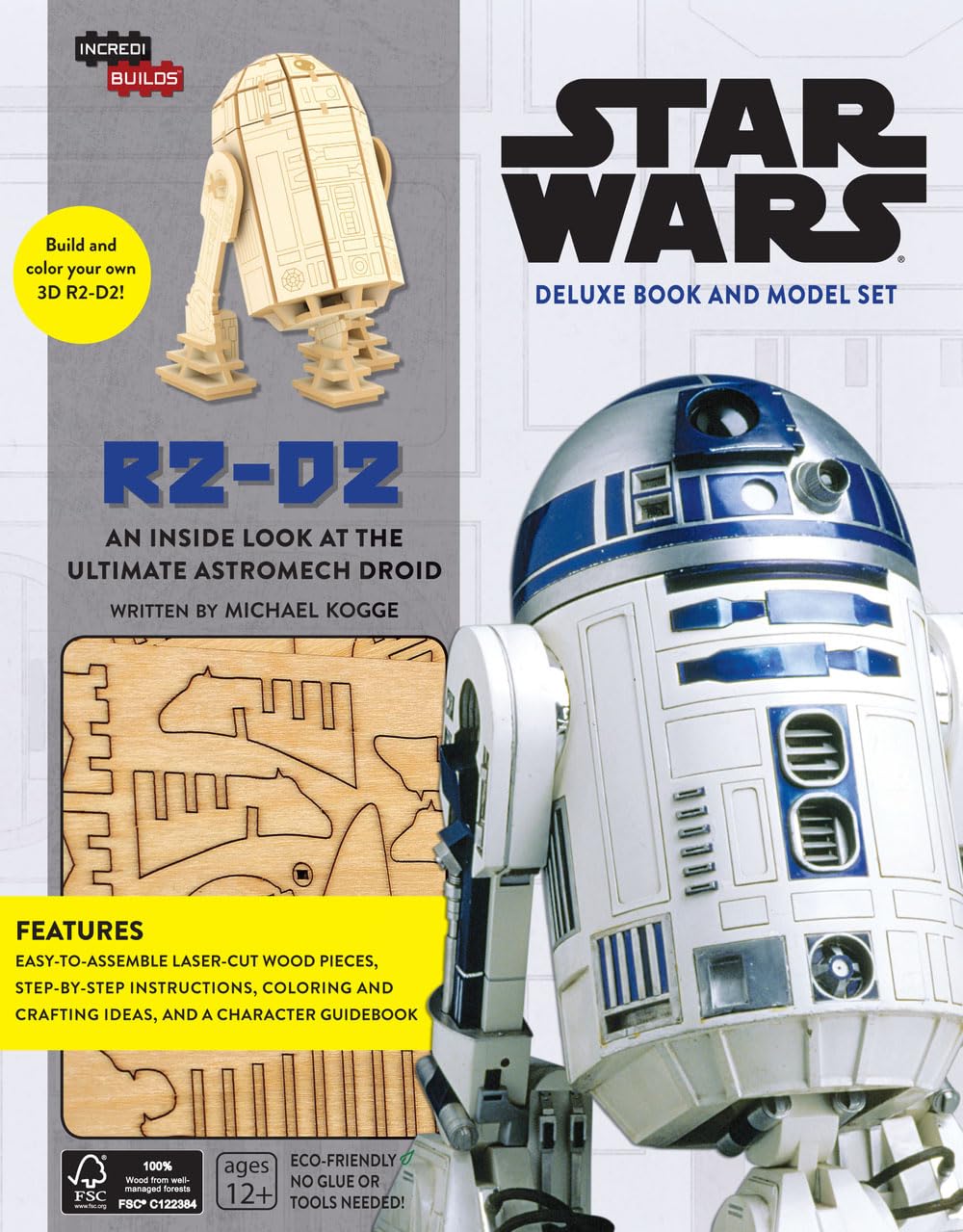 Cover image of IncrediBuilds: Star Wars: R2-D2 Deluxe Book and Model Set