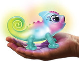 Little Live Pets Chameleon - Interactive Color-Changing Light-Up Toy with 30+ Sounds & Emotions, Repeats Back, Beat Detection (Ages 5+)