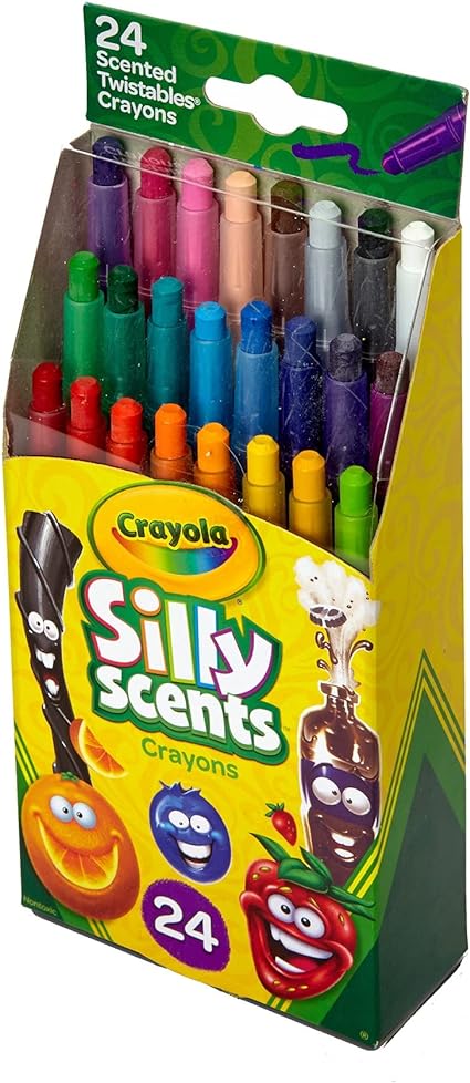 Crayola Silly Scents Twistables Crayons, Sweet Scented Crayons, 24 Count