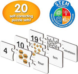 The Learning Journey: Match It! - Numbers - Self-Correcting Number & Counting Puzzles, 3" H x 9" W x 0.1" D