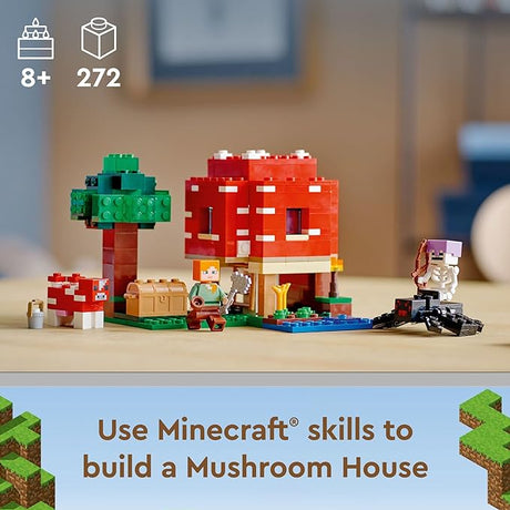 LEGO Minecraft The Mushroom House Set, #21179