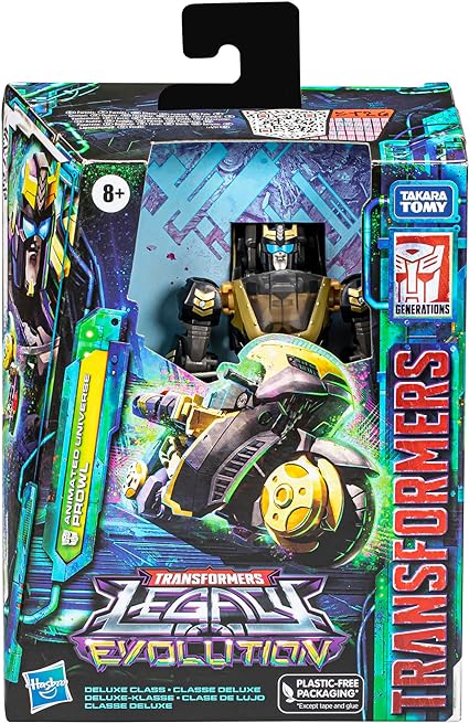 Transformers Toys Legacy Evolution Deluxe Animated Universe Prowl Toy, 5.5-inch, Action Figure for Boys and Girls Ages 8 and Up