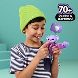 Little Live Pets Hug n' Hang Zoogooz - Koomi Koala. an Interactive Electronic Squishy Stretchy Toy Pet with 70+ Sounds & Reactions. Stretch, Squish and Link Their Hands