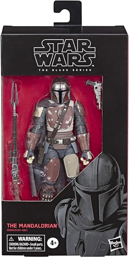 STAR WARS The Black Series The Mandalorian Toy 6" Scale Collectible Action Figure, Toys for Kids Ages 4 & Up