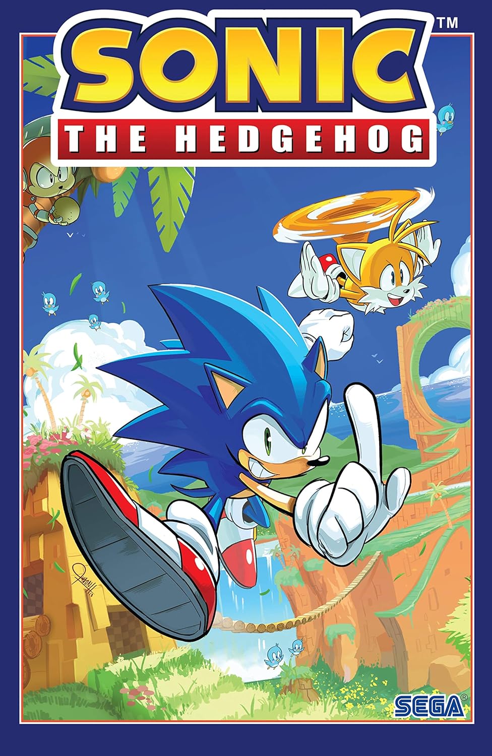 Cover image of the Manga Sonic-the-Hedgehog-Vol-1-Fallout