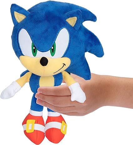 Sonic The Hedgehog Plush 9-Inch Modern Sonic Collectible Toy