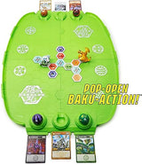 Bakugan Evo Battle Arena - Includes Exclusive Leonidas Bakugan, 2 Cards and BakuCores, Neon Game Board for Bakugan Collectibles (Ages 6 and Up)