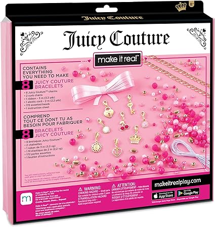 Make It Real Juicy Couture Perfectly Pink Bracelets