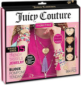 Make It Real - Juicy Couture Trendy Tassels Bracelet Making Kit - Kids Jewelry Making Kit - DIY Beads & Charm Bracelet Making Kit for Girls - Friendship Bracelets with Beads for Girls 8-10-12-14