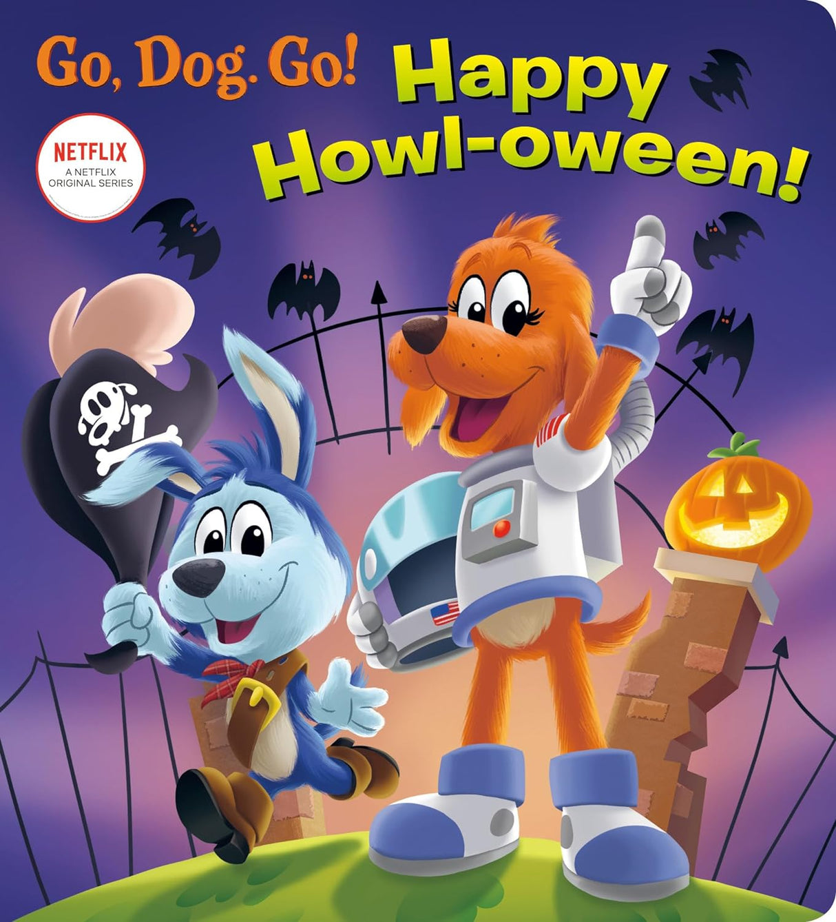 Cover image of Happy Howl-oween! (Netflix: Go, Dog. Go!) [Board book]