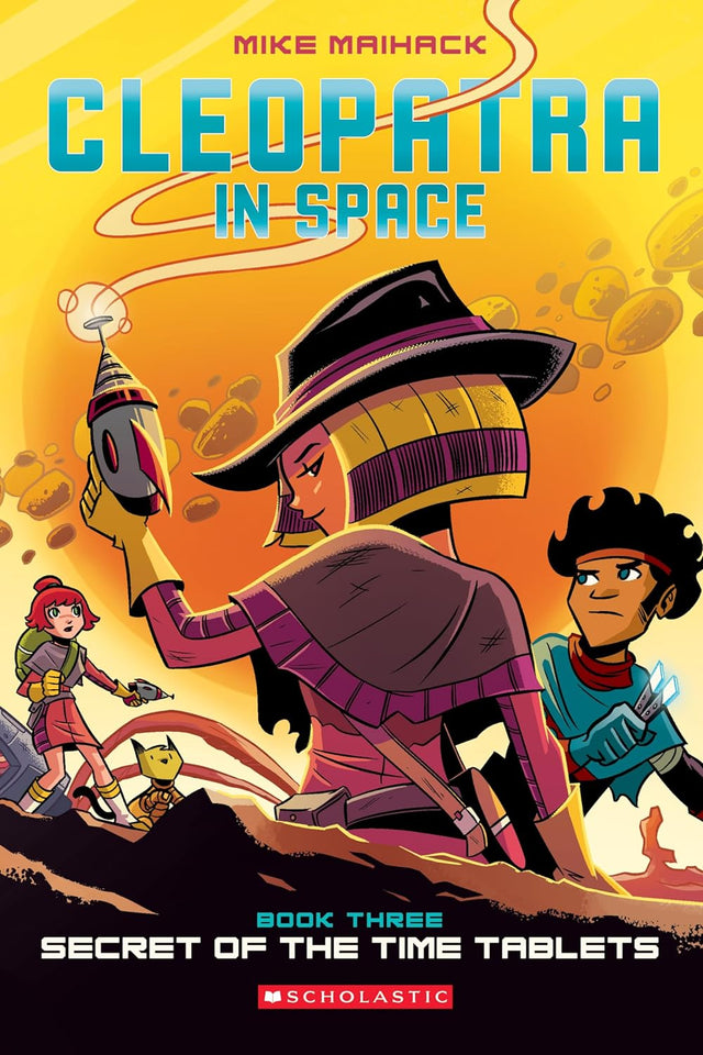 Cover image of Secret of the Time Tablets (Cleopatra in Space #3)