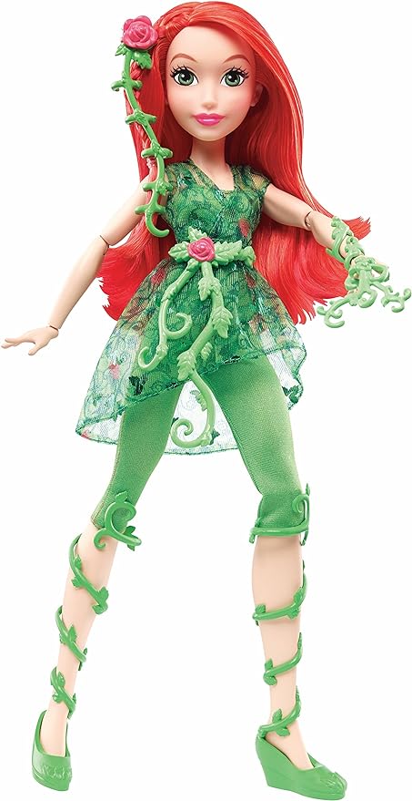 DC Super Hero Girls Poison Ivy 12" Action Doll, Multicolor, Model:DLT67