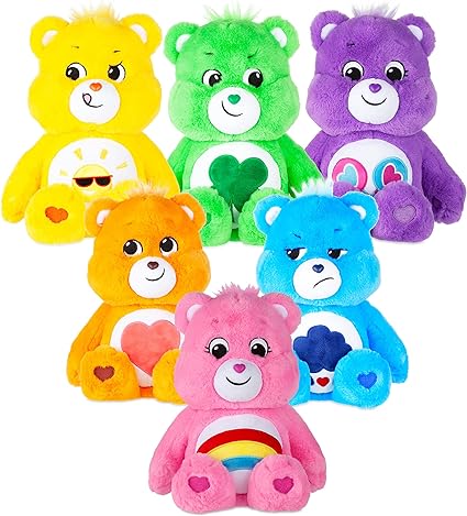 Care Bears Funshine Bear Stuffed Animal, 14 inches