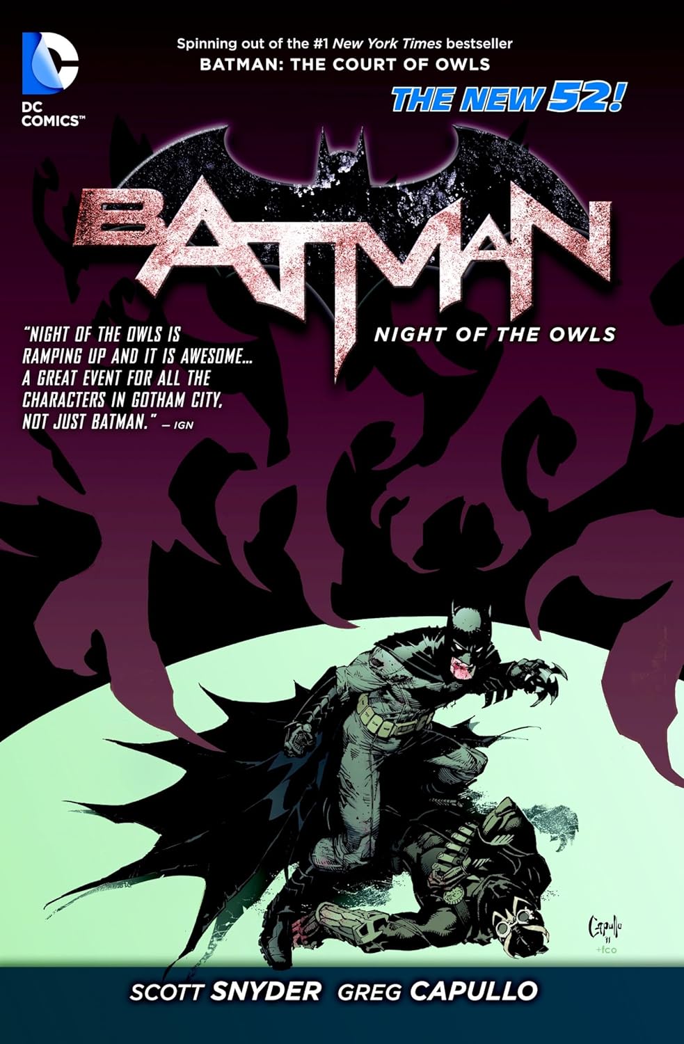 Cover image of Batman: Night of the Owls (The New 52)