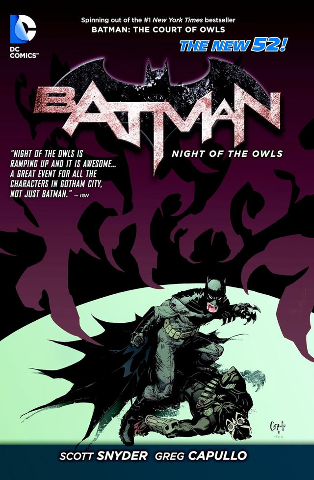 Cover image of Batman: Night of the Owls (The New 52)