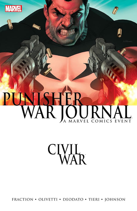 Cover image of Civil War: Punisher War Journal