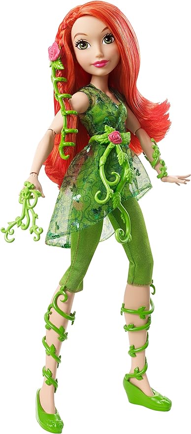 DC Super Hero Girls Poison Ivy 12" Action Doll, Multicolor, Model:DLT67