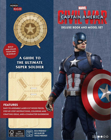 Cover image of Marvel's Captain America: Civil War Deluxe Book and Model Set