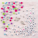 Make It Real: Block ‘N Rock Bracelets Kit - Create 4 Unique Letter Charm Bracelets, 147 Pieces, Includes Play Tray, All-in-One, DIY Bead Jewelry Kit, Tweens & Girls, Arts & Crafts, Kids Ages 8+