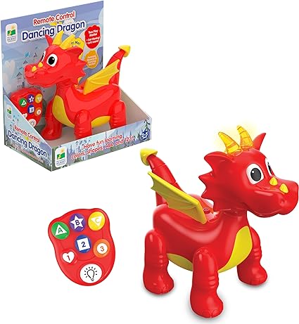 The Learning Journey Play & Learn - Infrared Remote Control Dancing Dragon - Remote Control Dragon - Toddler Toys for Children Ages 2+ Years - Award Winning Toys