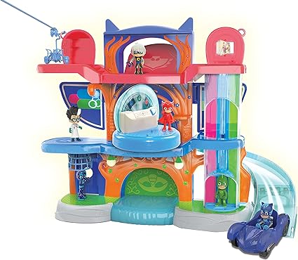 PJ Masks Deluxe Headquarters Playset (Amazon Exclusive), Kids Toys for Ages 3 Up by Just Play