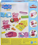 Play-Doh Peppa Pig Stylin' Set, Peppa Pig Playset with 9 Cans and 11 Tools, Peppa Pig Toys for 3 Year Old Girls and Boys and Up