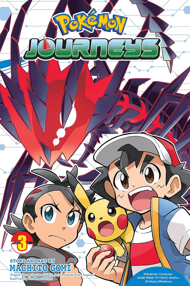 Cover image of the Manga Pokémon-Journeys-Vol-3