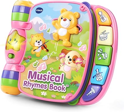 VTech Musical Rhymes Book, Pink