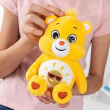 Care Bears 9" Bean Plush (Glitter Belly) - Funshine Bear - Soft Huggable Material!