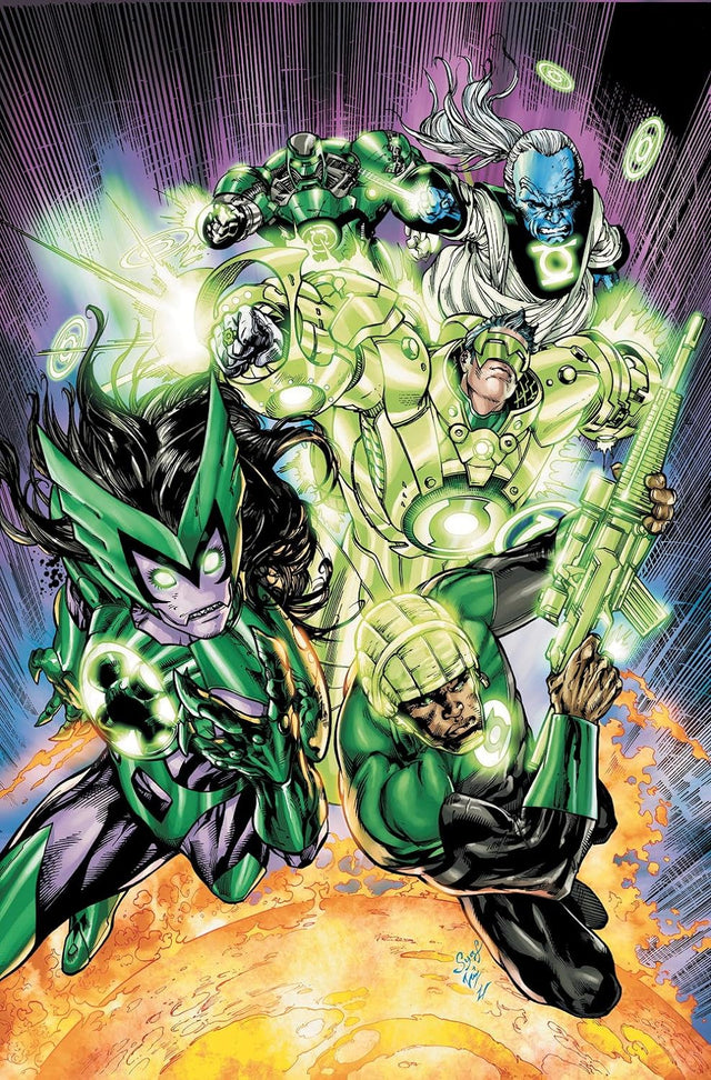 Cover image of Green Lantern Corps: Revolt of the Alpha Lanterns (Hardcover)