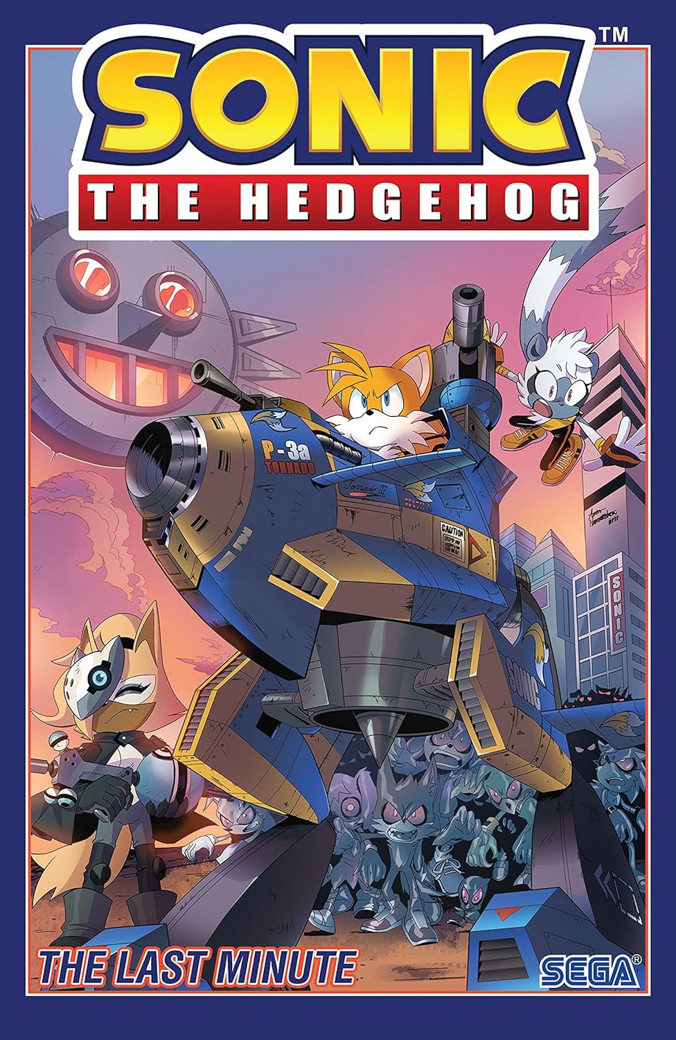 Cover image of the Manga Sonic-the-Hedgehog-Vol-6-The-Last-Minute