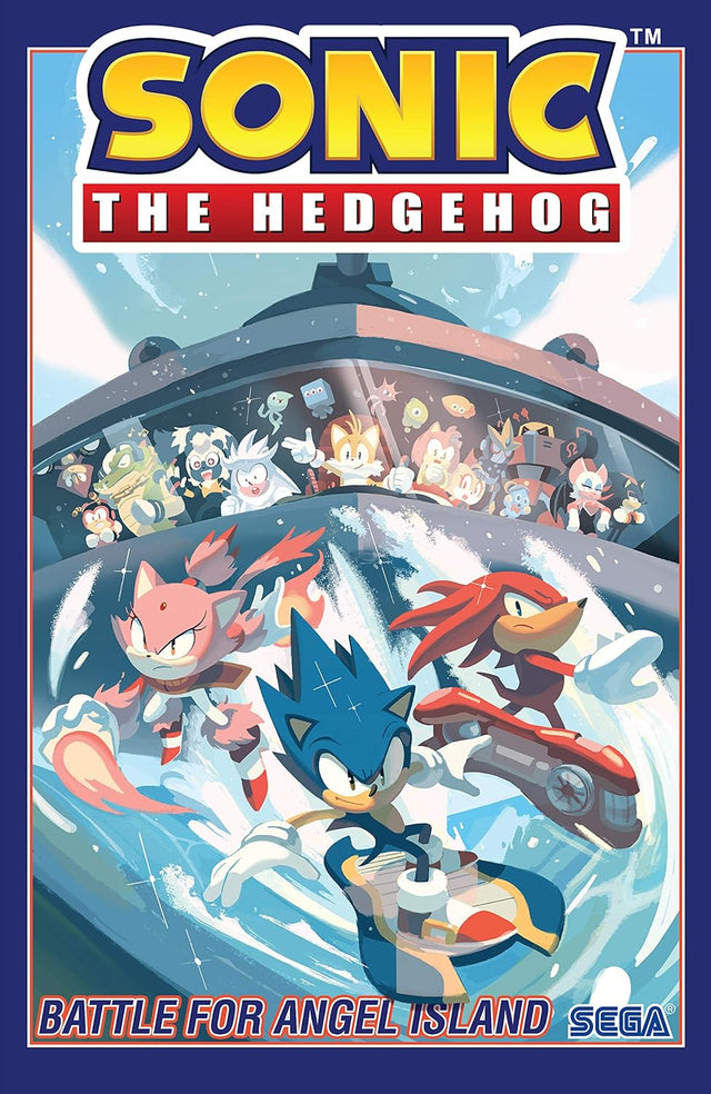 Cover image of the Manga Sonic-the-Hedgehog-Vol-3-Battle-For-Angel-Island