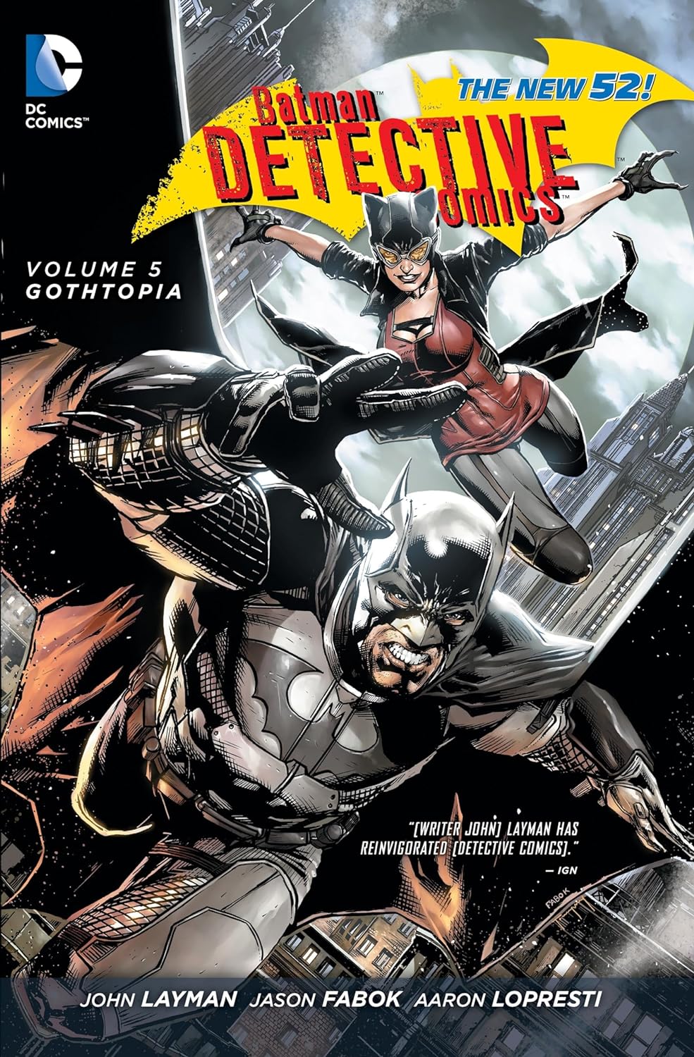 Cover image of Batman: Detective Comics Vol. 5: Gothtopia (The New 52)