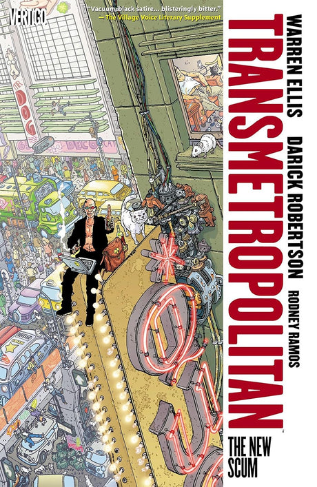 Cover image of the Manga Transmetropolitan-Vol-4-The-New-Scum