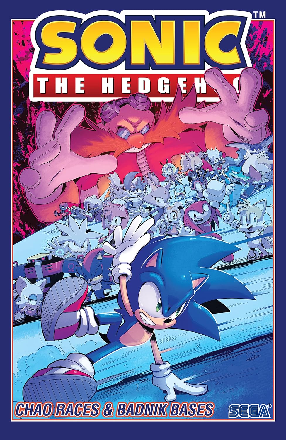 Cover image of the Manga Sonic-The-Hedgehog-V9