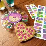 Make It Real – Glitter Girls Nail Party. Nail Art Manicure Set for Kids, Complete with Faux Nails, Nail Polish, Nail Stickers, Nail File, Body Jewels and More!